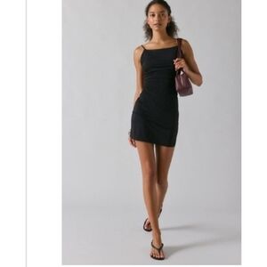 Brand New Urban Outfitters Do Not Disturb Bodycon Mini Dress in Black ■ Size M
